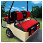 10L0L ゴルフカート フロント&amp;リアシートカバーセット EZGO TXT RXV &amp; クラブカーDS用 フロントシートカバー ストレージバッグ付