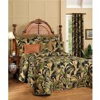 La Selvaブラックベッドスプレッドby Thomasville California King ブラック