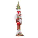 Kurt Adler Hollywood Tree Hat Nutcracker  38cm  Red and Green