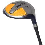 Senior メンズ SV2-7 ウッドゴルフクラブ 右利き用 シニアフレックス メンズ シニアサイズ ブラック プロベルベットグリップ