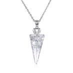 Jewelry スネークチェーンCollaresで女性のネックレスジュエリートライアングルクリスタル ...