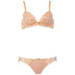 デイリーAMOSTYLE 寄せブラ ブラ＆ショーツセット6