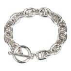 「silverKYASYA」シルバー925 チェーンブレスレット メンズ レディース マンテル ブレスレット シルバー 銀 H チェーンブレスレット