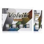 Volvik(ボルビック) ゴルフボール Vivid (ビビッド) 並行輸入品 日本未発売 3ピース 1ダース マットホワイト