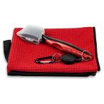 Yahoo! Yahoo!ショッピング(ヤフー ショッピング)Perfshot マイクロファイバーワッフル織りゴルフタオル ゴルフクラブブラシ付き | 16インチ 24インチタオル | 多目的グルーブクリーナー