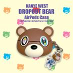 ショッピングairpods proケース カニエウェスト ドロップアウトベア AirPods ケース AirPods Pro ケース チャーム付き Kanye West Dropout Bear 熊 くま クマ エアポッズ カバー