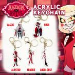  is z bin hotel . welcome! acrylic fiber key holder key ring Hazbin Hotel hell va Boss anime character goods 