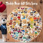  плюшевый мишка стикер 60 шт. комплект водонепроницаемый наклейка Teddy bear медведь .. мягкая игрушка герой 