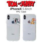 SALE トムとジェリー iPhoneX iPhoneXs クリアケース トムアンドジェリー アイフォンケース