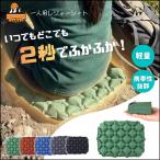 ショッピングレジャーシート レジャーシート アウトドア クッション エアー 一人用 コンパクト 折りたたみ 防水 携帯 座布団 運動会 イベント