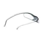 ハズキクール 1.6倍 ◇フレームカラー：白 ◇クリアレンズ [ハズキルーペ]