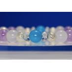 オリジナル デザイン ブレスレット スリーピングビューティーターコイズ 淡水パール ホワイトアゲート ミルキーラベンダーアメジスト