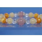 Yahoo! Yahoo!ショッピング(ヤフー ショッピング)オリジナル デザイン ブレスレット マダガスカルローズクォーツ アクアオーラ マザーオブパールオレンジ アラゴナイト パワーストーン メール便可200円