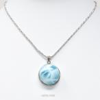 ラリマーペンダントトップネックレストップペンダントヘッド天然石パワーストーン