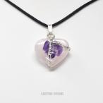 SeedsofLightLove愛ローズクォーツアメジストペンダントネック...