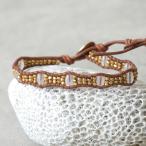【SALE 50%OFF】CHAN LUU (チャンルー) BG-3468 ローズクォーツ ナットブラウン ラップブレスレット