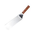 スケーター ピザシャベル 鉄板焼き 木柄 ステンレス ターナー 鉄板焼ヘラ ステーキ ベーキングツール 火傷防止 家庭用 業務用 餃子ターナー