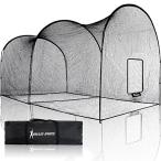 Gagalileo バッティングゲージ 6.7x3.5x3m 練習用ネット 野球防球フェンス 自宅練習 ケージネット