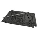 槌屋ヤックTsuchiya Yac 車内用品 日除け カーテン サイドカーテン ストレッチワイド2 BK Sサイズ L-412