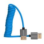 KONDOR BLUE 4K フルHDMI 薄型コイル編組