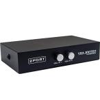 Duttek VGA переключатель,2 порт VGA переключатель,VGA переключатель 2 ввод 1 мощность компьютер монитор доля la, основной рама, LAP верх, комплект to