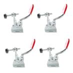 4Set предотвращение скольжения горизонтальный quick release зажим 201A ящик для инструментов дверь box багажник трактор покрытие затонированный покрытие деревообработка прибор quick release p