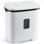 Gulcircle シュレッダー 家庭用 電動 業務用:4*40mmマイクロカット 細断枚数A4/14枚 連続細断8分 大容量ダストボックス21