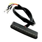 HTharros для мотоцикла LED задний фонарь тормоз лампа задние фонари для мотоцикла 12V DC красный затонированный линзы 11 полосный LE