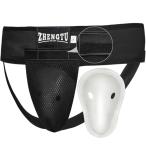 ZHENGTU ファールカップ ボクシング 格闘技 金的ガード PP製ファウルカップ 取り外し可能耐衝撃性 S/M/Lサイズありシリコンの緩衝材