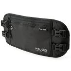 MUCO система безопасности сумка поясная сумка RFID скимминг предотвращение ценный товар путешествие удобный товары водонепроницаемый меры по предотвращению кражи тонкий черный 