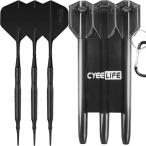 CyeeLife 90% 16g タングステンの専門ダーツ+ダーツケース+6