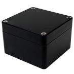 TUISKU ジャンクションボックス 電源ボックス 屋外 防水 電気 コンセント 正方形 81×83mm ブラック