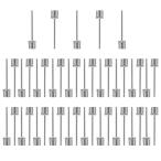 50本入 空気 針 替え針 ステンレス鋼製 ボール ニードル 多機能 空気入れ ボールポンプ針 バスケットボール サッカー バレーボール ラグビ