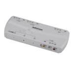  ом OHM электро- машина AudioComm AV селектор 3 ввод 1 мощность _AV-R301H 03-6184