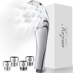 ショッピングシャワーヘッド シャワーヘッド マイクロナノバブル 2025新モデル・美容保湿・5段階水流 節水80％ ミラブル シャワーヘッド 高水圧 ミストシャワー 超微細