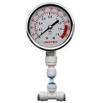 DIGITEN水圧計0-1.6MPa 0-220psi 1/4 f逆浸透システムポンプ