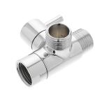 TOYMYTOY 分岐バルブ T型 岐水栓G1/2 アダプター3方向 分岐栓 蛇口分岐 水流切り替え切換バルブ シャワー シャワーヘッド用 アダ