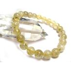 格安ブレスレット ルチルクォーツ 1本売り 天然石ビーズ 丸玉 金運 厄除け 浄化 仕事運 パワーストーン