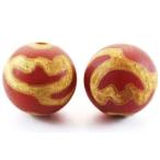Yahoo! Yahoo!ショッピング(ヤフー ショッピング)天珠ビーズ  天珠   10mm（丸型） 　蓮花  　1個売り