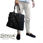 【STYLUKスタイラック】2way3style 大容量ショルダーバッグ&amp;トートバッグメンズ(ファッション雑貨) バッグ 茶 [mjnt121br]