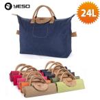 トートバッグ　メンズ レディース 　折りたたみバッグ　大容量　ファスナー付き エコバッグ　トートバッグ  通勤　通学　YESO　10 色　J308 送料無料
