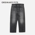 ORDINARY FITS オーディナリーフィッツ LIMITED MODEL 5PKT BLACKJEANS 117 TYPE LOOSE USED 5ポケットブラックジーンズ 117 タイプルーズ ユーズド