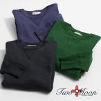 ショッピングフラット TWO MOON トゥームーン 92022 SEASON COLOR LOOPWHEEL FLATSEAMER SWEATSHIRT Double V Gusset シーズンカラー 吊り編み フラットシーマー 両Vスウェット