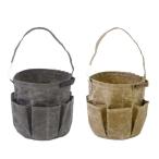 POST GENERAL post jenelaruWAXED CANVAS TOOL BAG ROUND воск do парусина сумка для инструментов раунд все 2 цвет серый Brown BBQ барбекю 