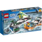 (レゴ) LEGO シティ 60168ヨットとレスキューボート 組み立ておもちゃ 本当に水に浮くボート付き商品内容：沿岸警備隊レスキューボート、ヨット、岩の島、ミニ