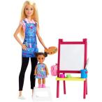 バービー(Barbie) おしごとあそび バービーとおしごと! アートのせんせいセット 【着せ替え人形】【ドール、アクセサリーセット】【3歳~】GJM29　並行輸入品
