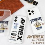 iPhone16 ケース クリア ブランド AVIREX アヴィレックス TPU クリア ケース iPhone16Pro ケース 薄い 薄型 おしゃれ iphone16 iphone16pro ケース スマホケース