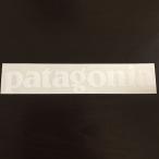 【pa-15w】【訳あり】patagonia パタゴニア ステッカー ホワイト カッティング sticker