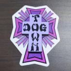 [ST-712]Dogtown Skateboard собака Town STICKER скейтборд стикер Purple Cross