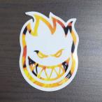 [ST-846]Spitfire Wheels Skateboard stickerspito fire скейтборд стикер black×orange Bighead